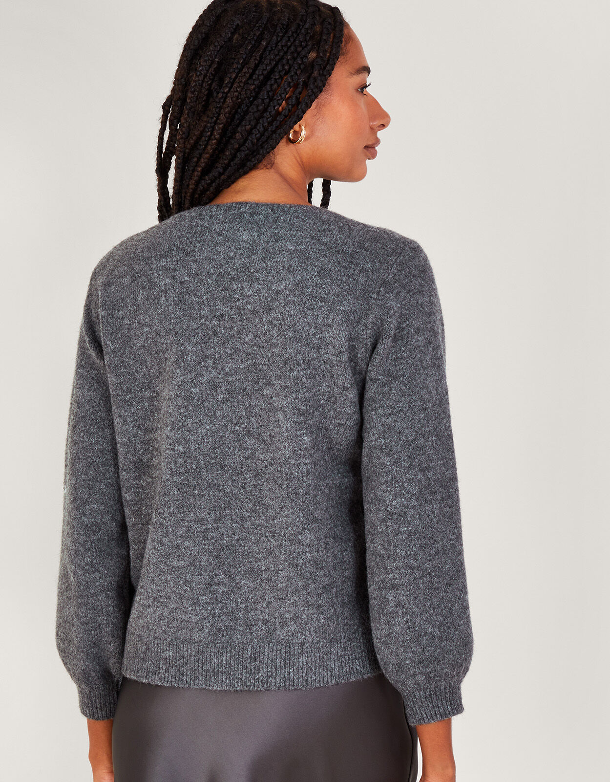 Sabrina Star Jumper Grey Jumpers Monsoon Global