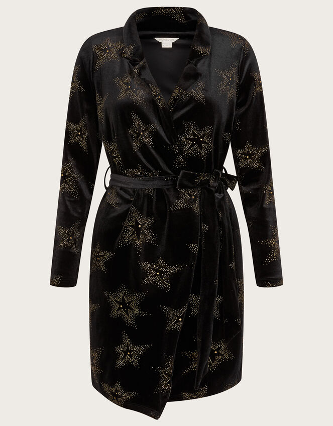 Ashley Nailhead Blazer Dress, Black (BLACK), large