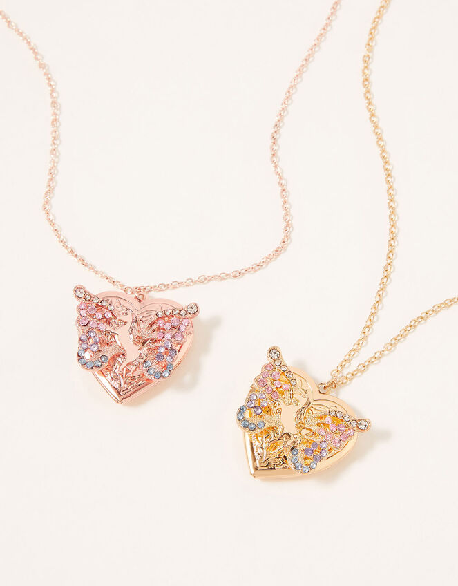Unicorn Wings Tear-and-Share Locket Set, , large