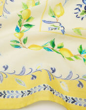 Charli Lemon Square Cotton Scarf, , large