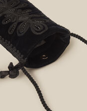 Dori Embroidered Phone Bag, , large
