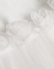 Baby Rosanna 3D Christening Dress, Ivory (IVORY), large