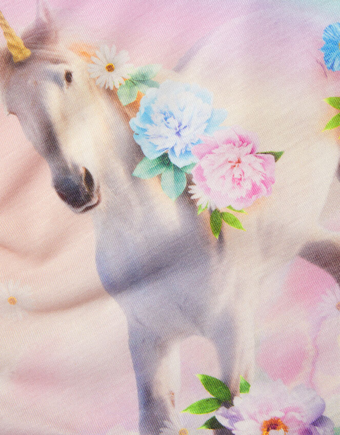 Rainbow Unicorn Pyjama Set, Pink (PINK), large