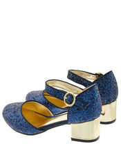 Samara Glitter Two-Part Shoes , Blue (NAVY), large