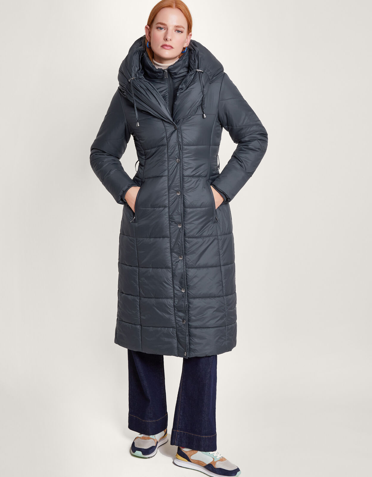 Midi padded coat women's new arrivals