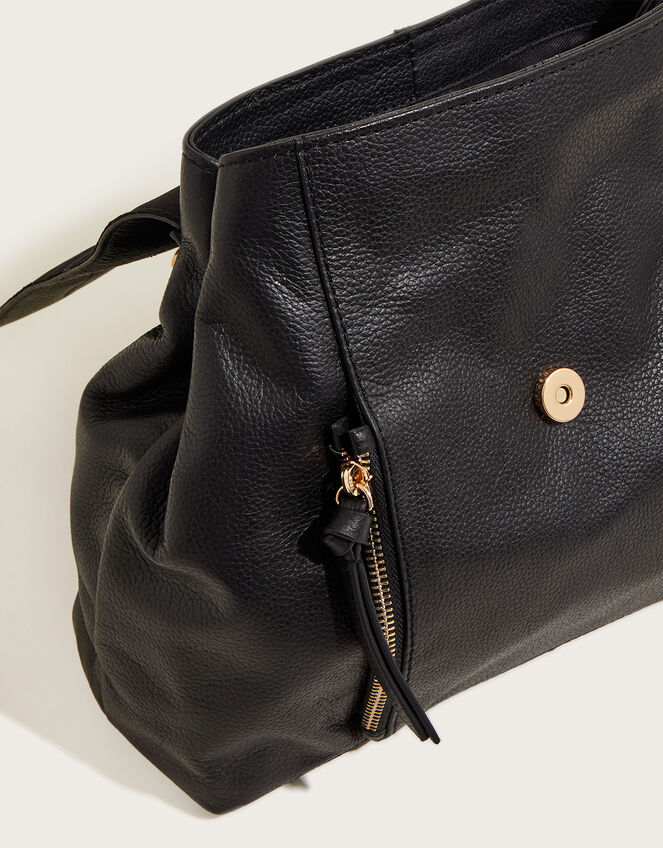 Leather Rucksack, , large