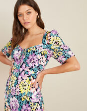 Fearne Floral Midi Dress, Ivory (IVORY), large