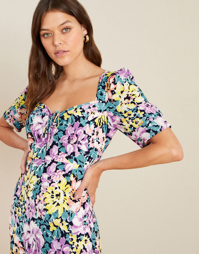 Fearne Floral Midi Dress, Ivory (IVORY), large