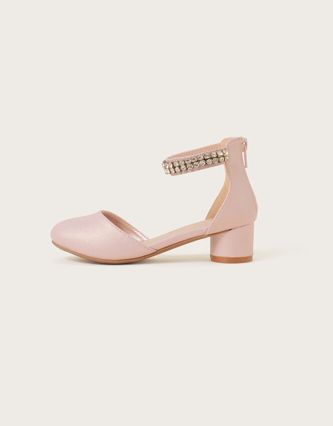 Sparkle Crystal Two-Part Heels, Pink (PINK), large