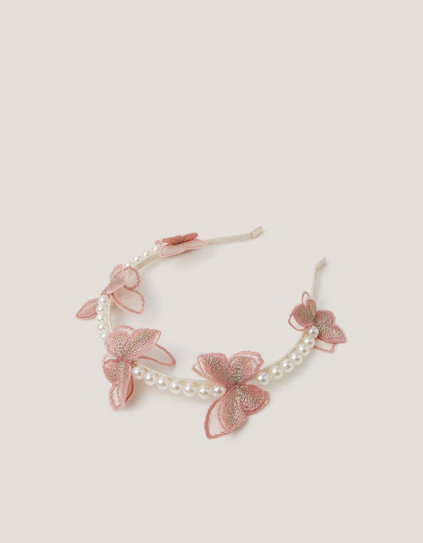 Butterfly Pearl Headband, , large