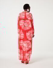 Fabienne Chapot Denis Shell Print Shirt Dress, Red (RED), large