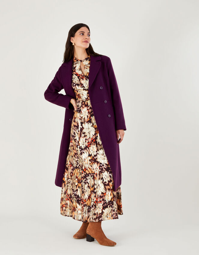 Danielle Skirted Coat, Red (BERRY), large