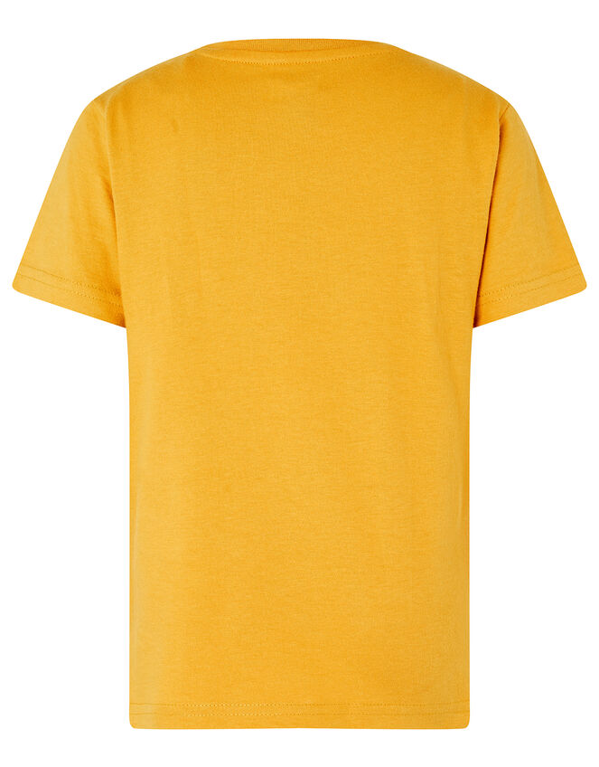 Rex Dinosaur T-shirt, Yellow (MUSTARD), large