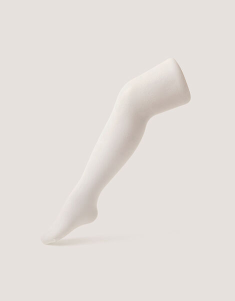 Lace Tights, White (WHITE), large