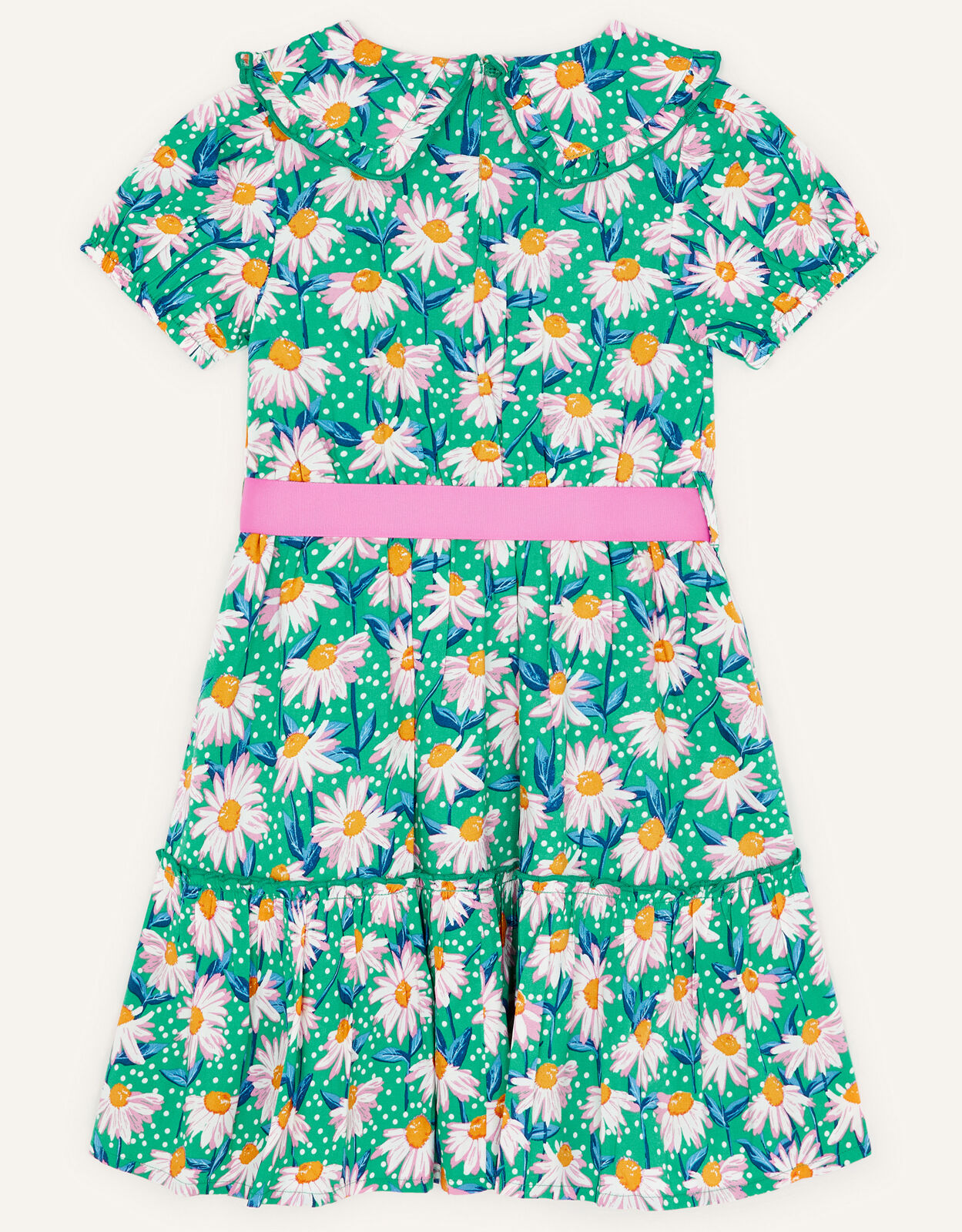 Daisy Woven Tiered Dress Green