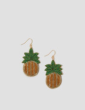 Pineapple Bead Drop Earrings, , large