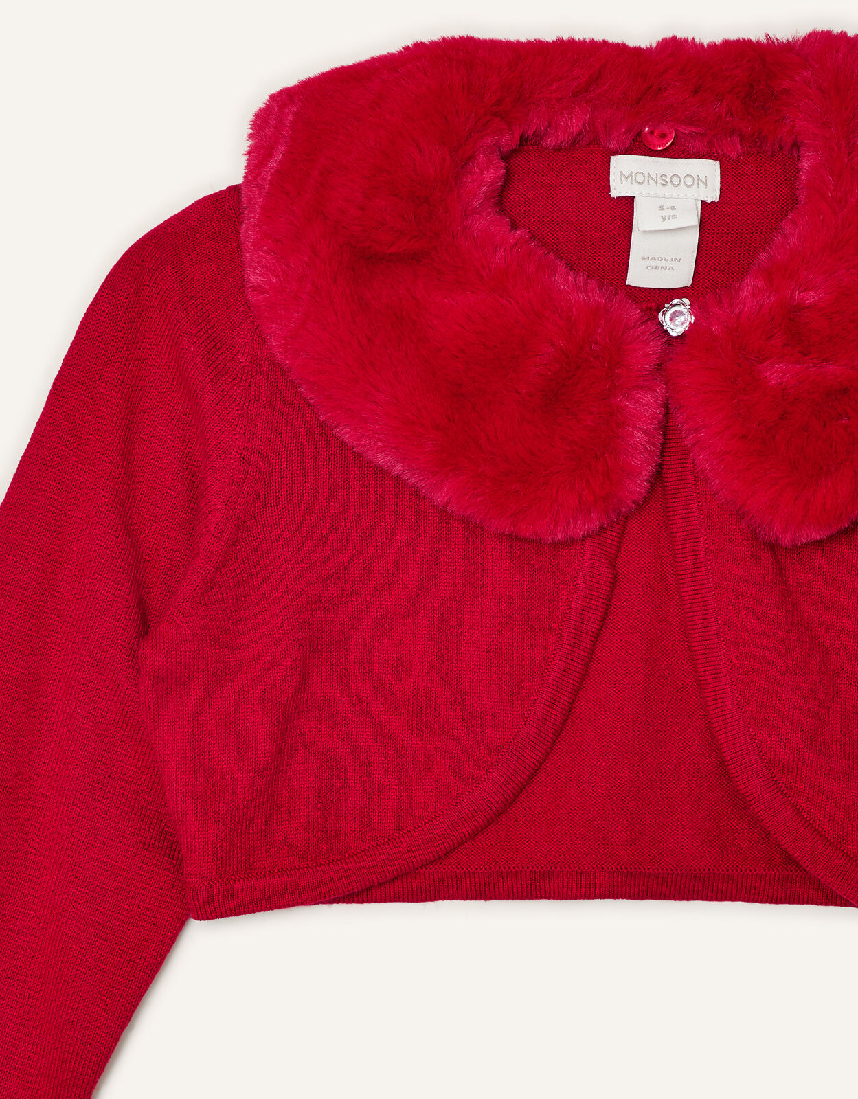 Red fur sweater new arrivals