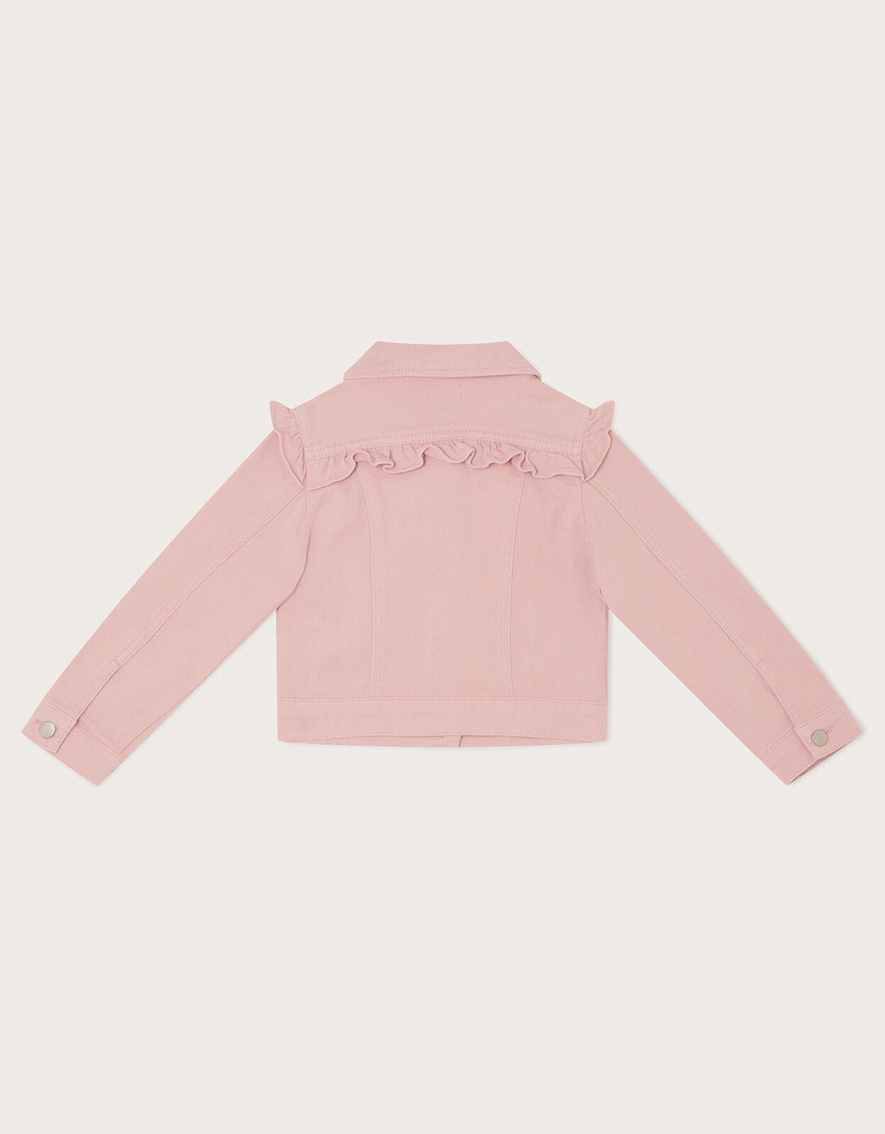 Pink frill jacket top
