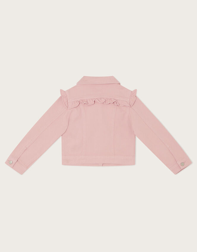 Frill Twill Jacket, Pink (PINK), large