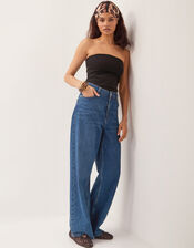 Billie Bandeau Top, Black (BLACK), large