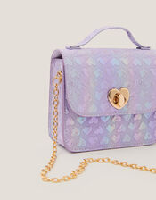 Rainbow Heart Satchel Bag, , large