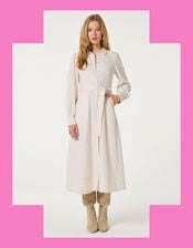 Fabienne Chapot Fabi Denim Midi Dress, White (WHITE), large