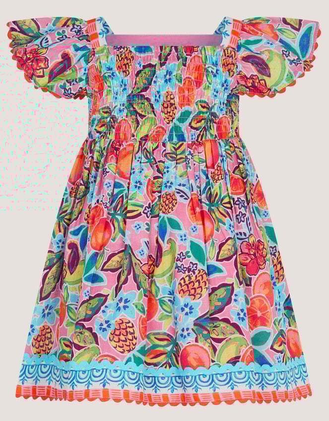 Baby Alani Fruit Print Dress, Pink (PINK), large