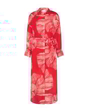 Fabienne Chapot Denis Shell Print Shirt Dress, Red (RED), large