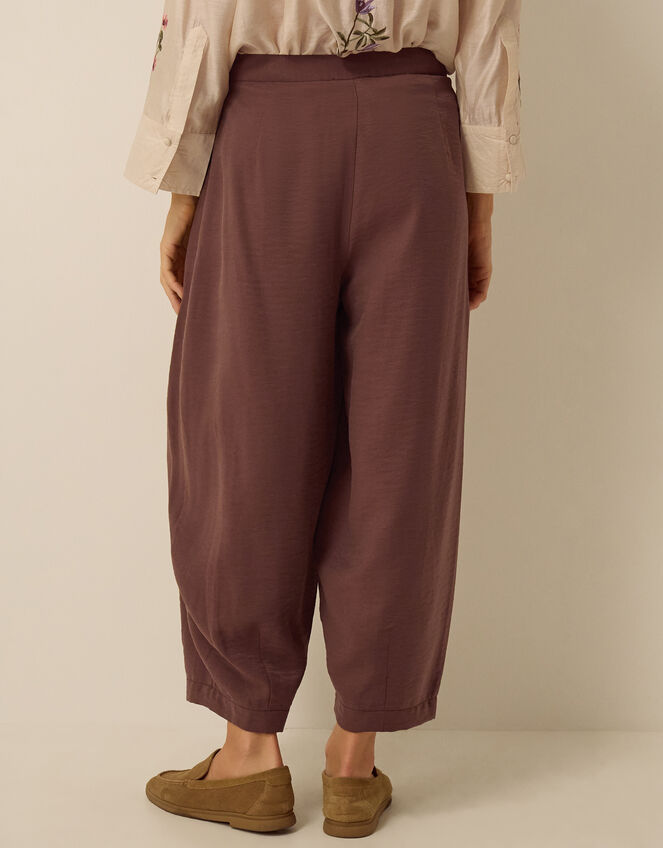 Raina Barrel Trousers, Brown (TOFFEE), large