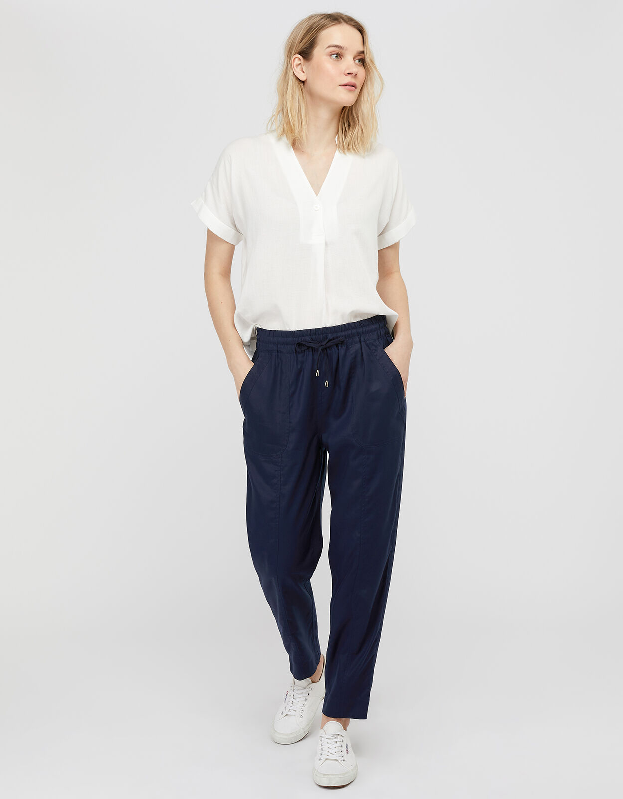 Harriet Tapered Joggers in LENZING 