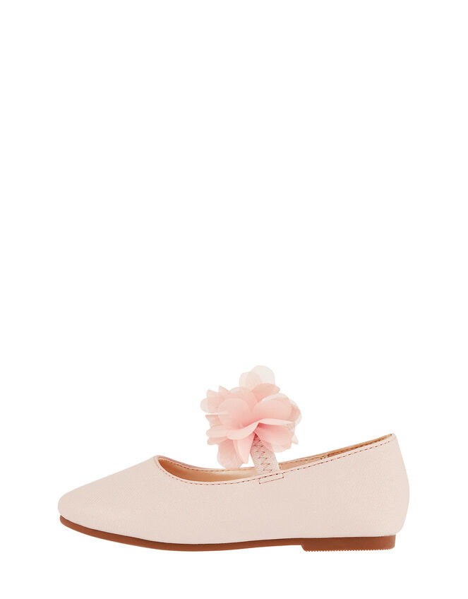 Baby Macaroon Corsage Walker Shoes, Pink (PALE PINK), large