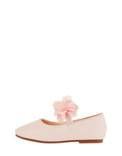 Baby Macaroon Corsage Walker Shoes, Pink (PALE PINK), large