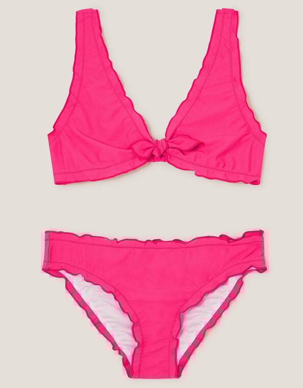 Frill Bikini Set, Pink (PINK), large