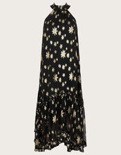 Ellen Star Trapeze Dress, Black (BLACK), large
