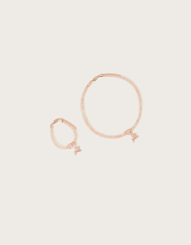 Una Unicorn Necklace and Bracelet Set , , large