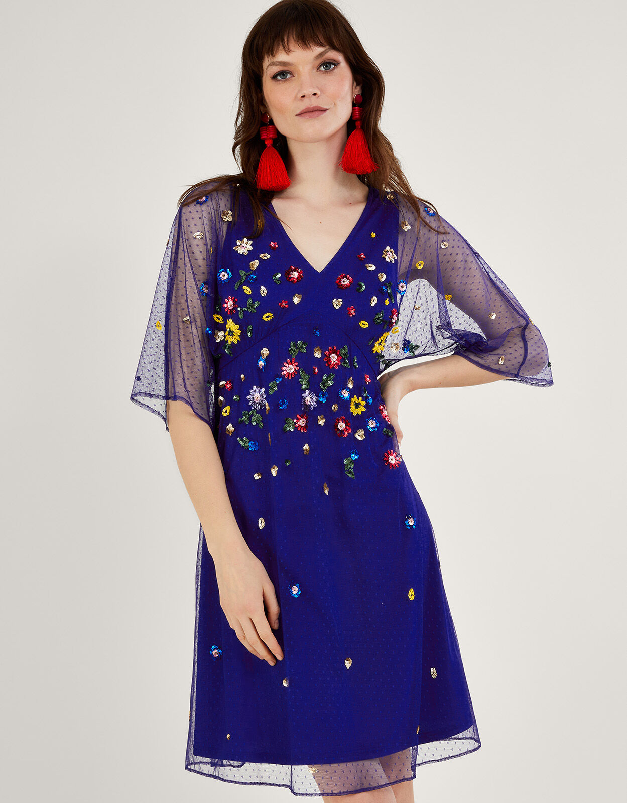 Monsoon selina 2025 spot dress