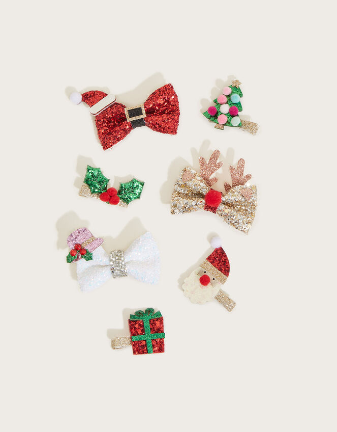Ho Ho Ho Novelty Hair Clip Multipack, , large