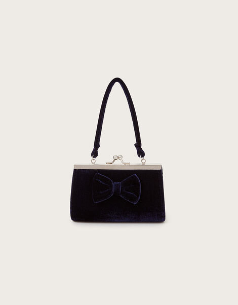 Velvet Bow Mini Bag, , large