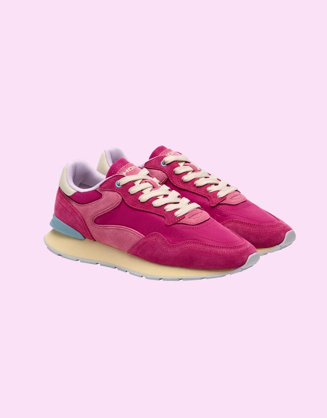 Hoff City Suede Trainers, Pink (PINK), large