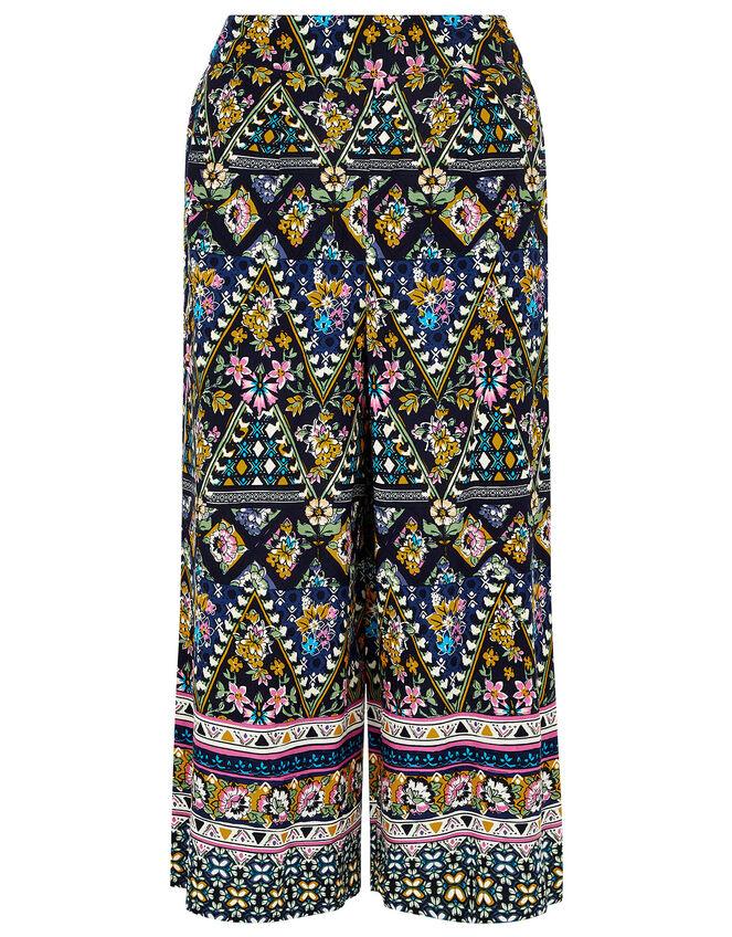 Contrast Print Culottes in LENZING™ ECOVERO™, Multi (MULTI), large