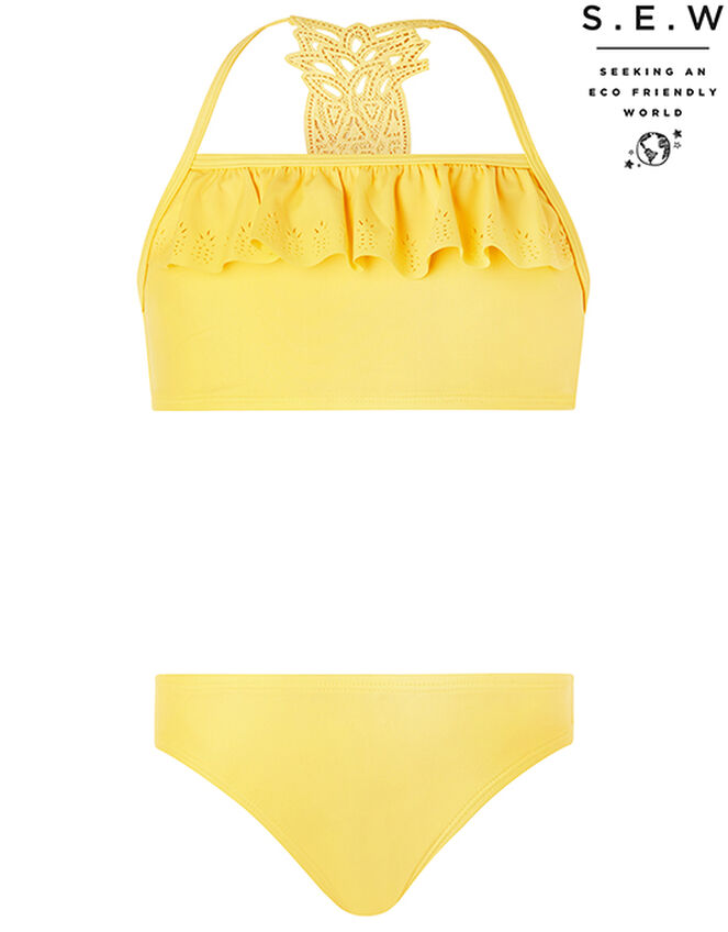 Pia Pineapple Bikini Set with Recycled Polyester, Yellow (YELLOW), large