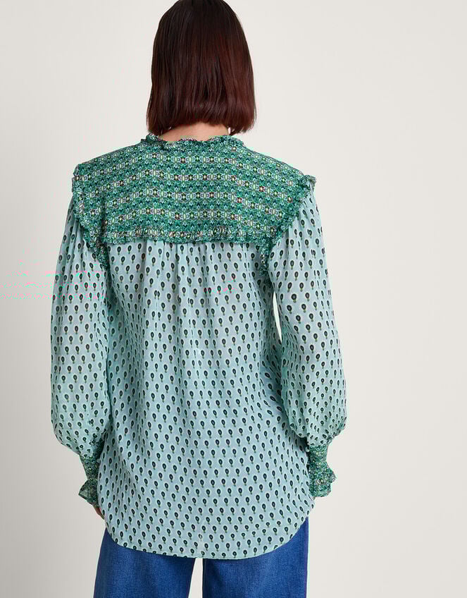 Zuri Blouse, Green (GREEN), large