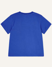 Dino Skater T-Shirt , Blue (BLUE), large