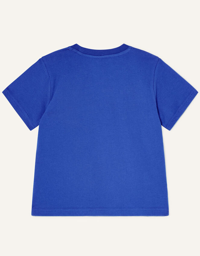 Dino Skater T-Shirt , Blue (BLUE), large