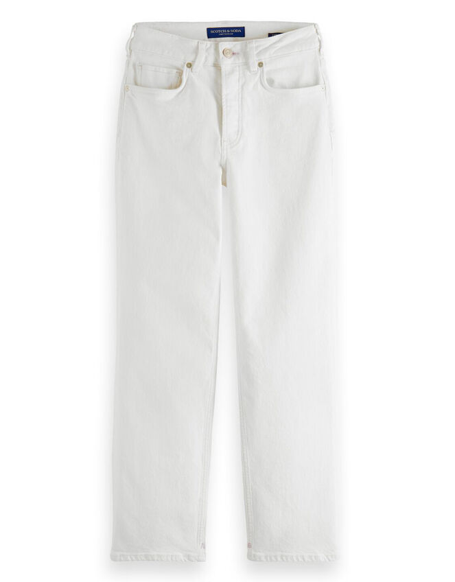 Scotch and Soda Sky Straight Jeans Regular Length, White (WHITE), large