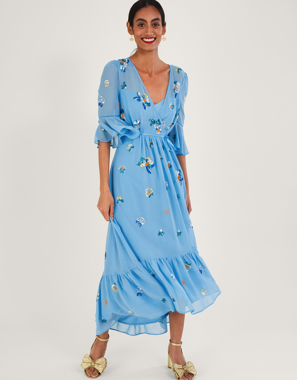 Monsoon wrap dress shop
