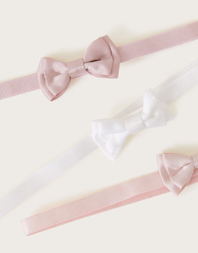 Baby Bow Bridesmaid Bandos Set of Three, , large