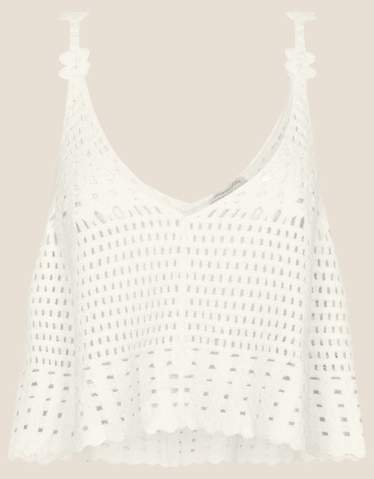 White crochet cami top clearance