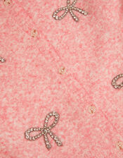 Bow Embellished Cardigan, Pink (PINK), large