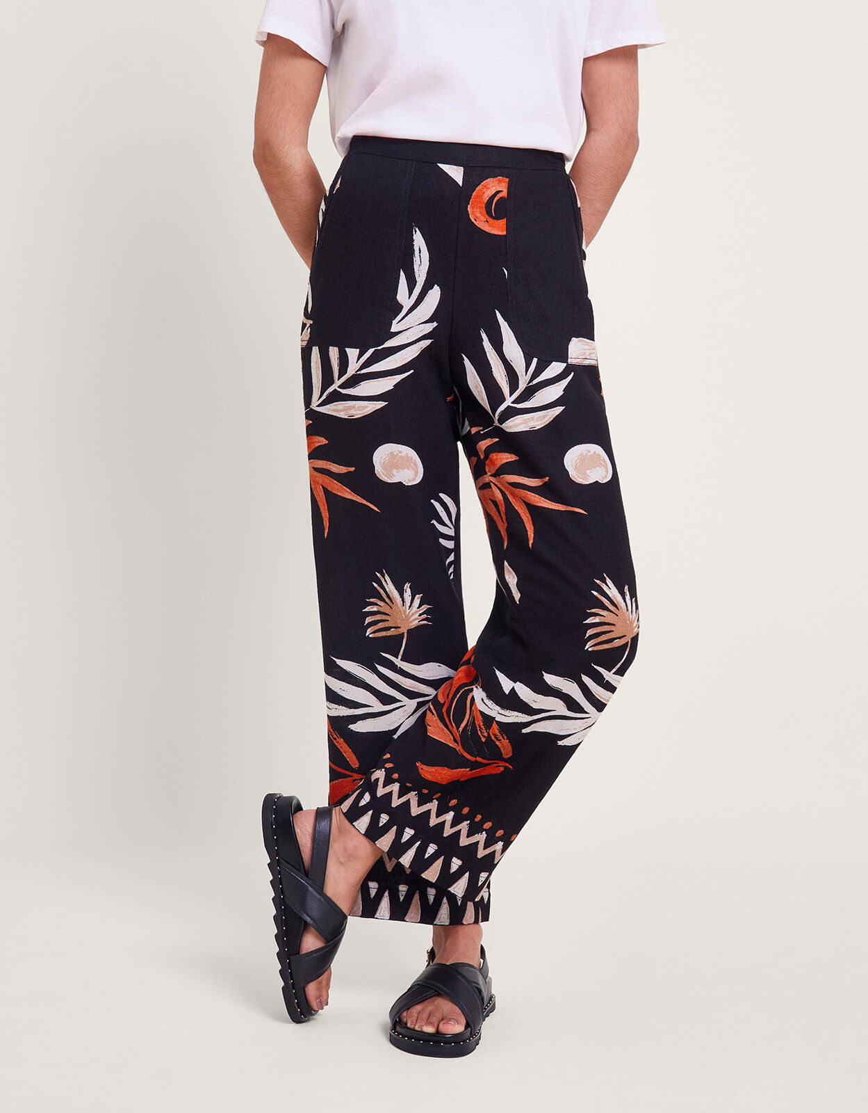 Monsoon black trousers store